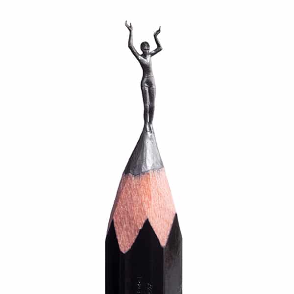 Girl on the Tip of a Pencil