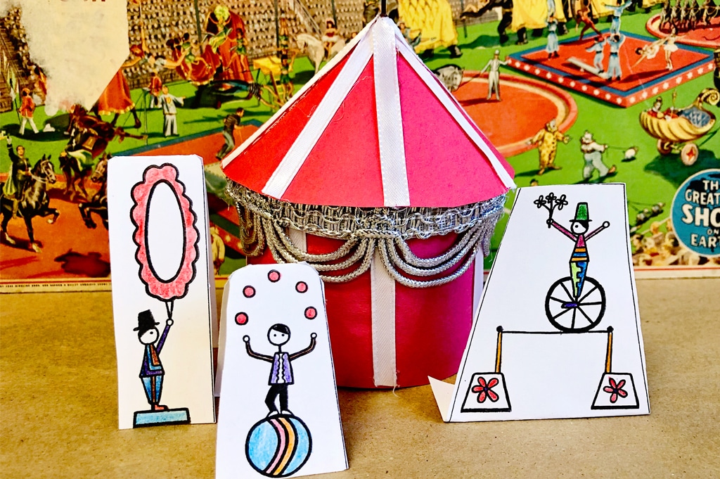 Kids Create Feb 2020 Paper Circus Tents