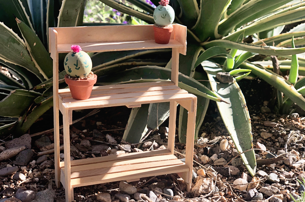 How To Make a Miniature Potting Bench