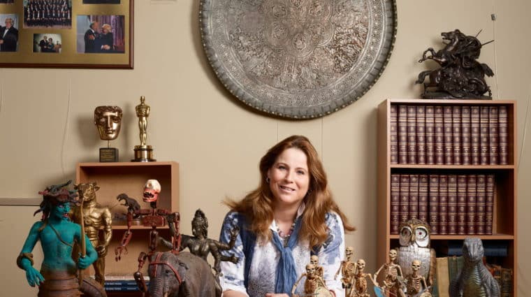 Vanessa Harryhausen, daughter of Ray Harryhausen. Photograph by the National Galleries of Scotland.